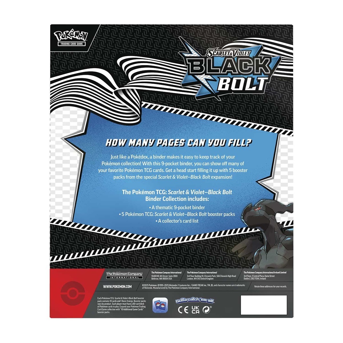 Scarlet & Violet-Black Bolt Binder Collection5 Pokémon TCG: Scarlet & Violet-Black Bolt Binder Collection - Image 6
