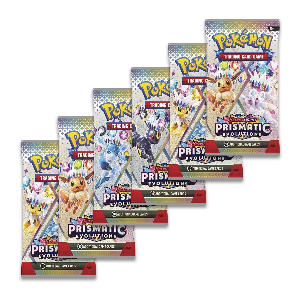 Scarlet & Violet-Prismatic Evolutions Booster Bundle (6 Packs)II Pokémon TCG: Scarlet & Violet-Prismatic Evolutions Booster Bundle (6 Packs) - Image 2