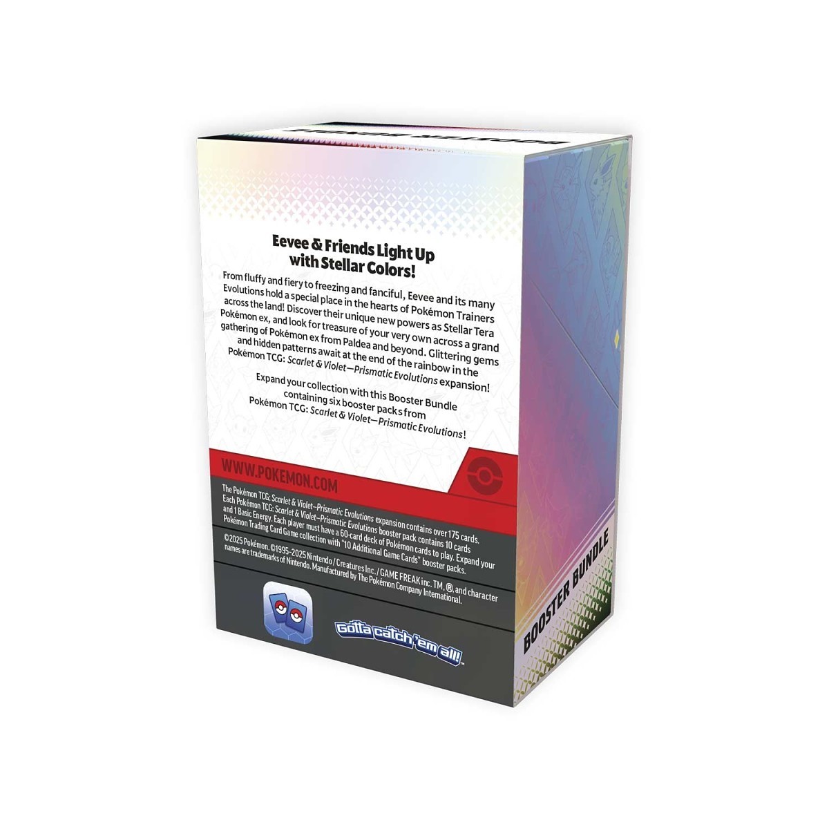 Scarlet & Violet-Prismatic Evolutions Booster Bundle (6 Packs)III Pokémon TCG: Scarlet & Violet-Prismatic Evolutions Booster Bundle (6 Packs) - Image 3