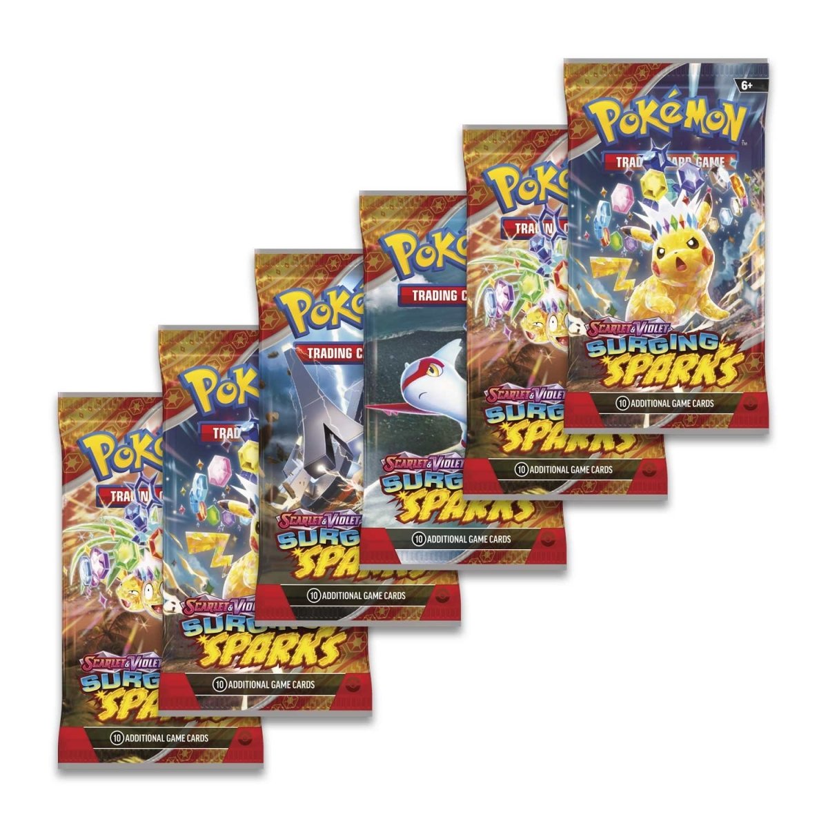 Scarlet & Violet-Surging Sparks Booster Bundle1 Pokémon TCG: Scarlet & Violet-Surging Sparks Booster Bundle (6 Packs) - Image 2
