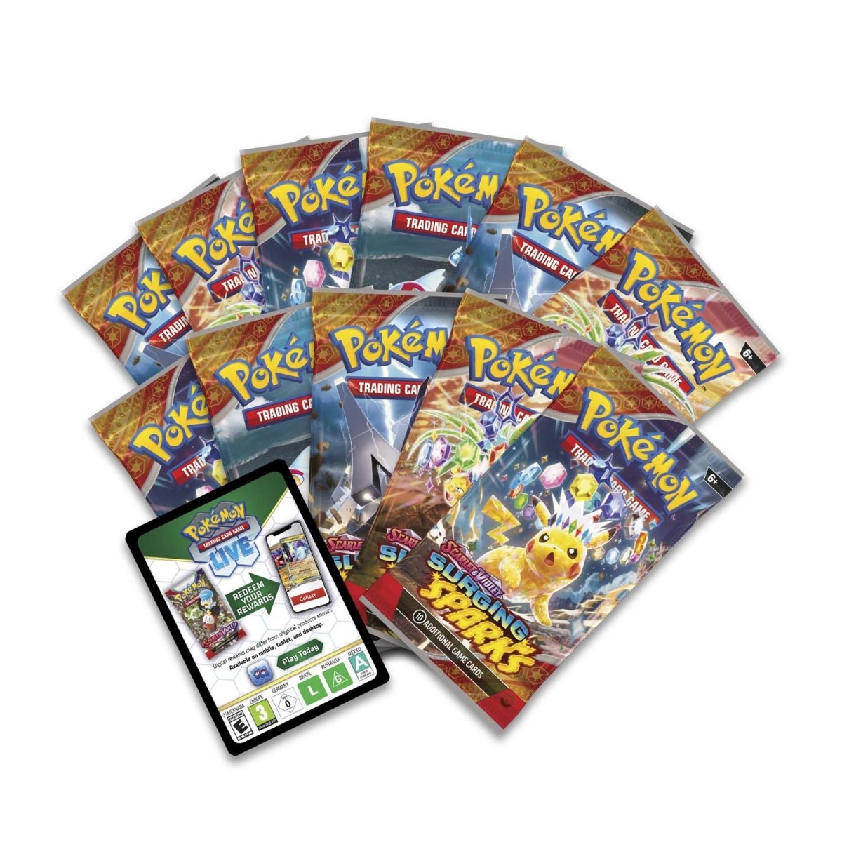 Scarlet & Violet-Surging Sparks Pokémon Center Elite Trainer Box 2 Pokémon TCG: Scarlet & Violet-Surging Sparks Pokémon Center Elite Trainer Box - Image 6