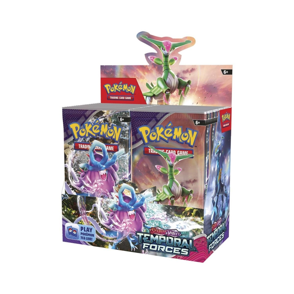 Scarlet & Violet-Temporal Forces Booster Display Box (36 Packs) Pokémon TCG: Scarlet & Violet-Temporal Forces Booster Display Box (36 Packs)