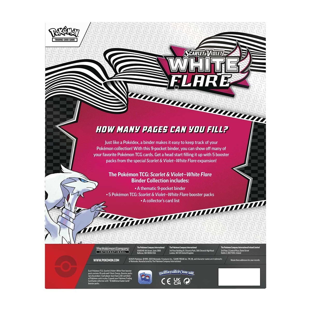 Scarlet & Violet-White Flare Binder Collection5 Pokémon TCG: Scarlet & Violet-White Flare Binder Collection - Image 6