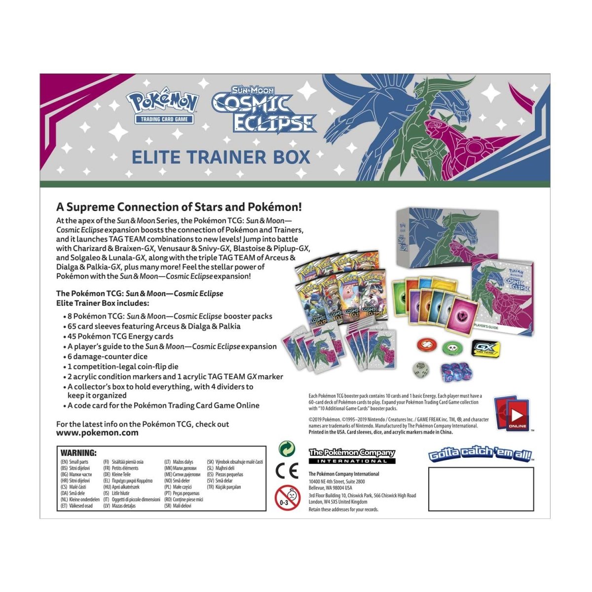 Sun & Moon-Cosmic Eclipse Elite Trainer Box9 Pokémon TCG: Sun & Moon-Cosmic Eclipse Elite Trainer Box - Image 8
