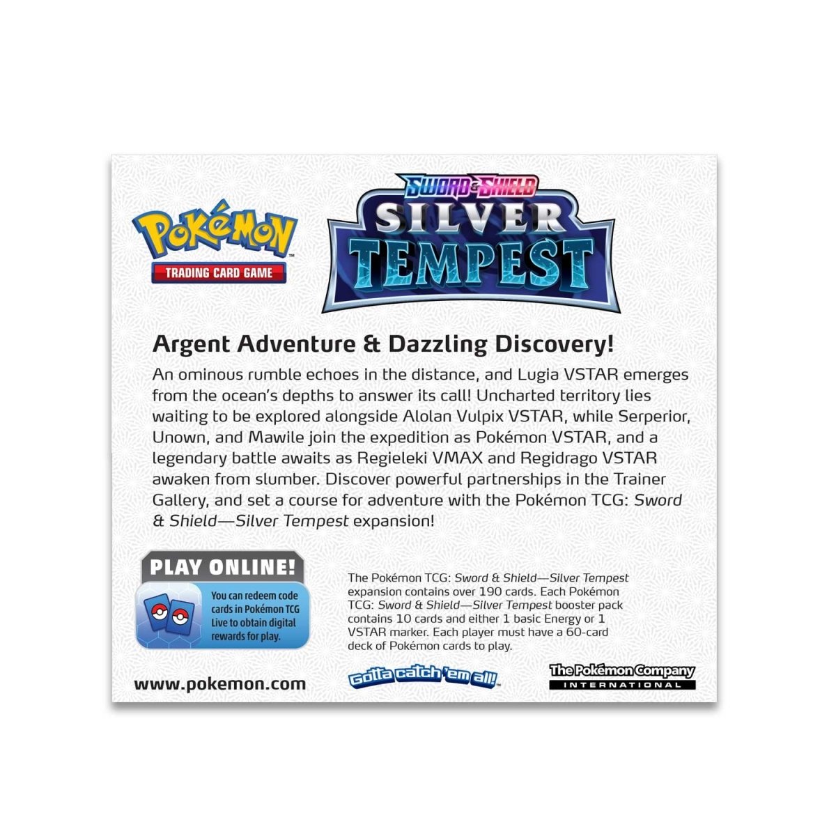 Sword & Shield-Silver Tempest Booster Display Box 3 Pokémon TCG: Sword & Shield-Silver Tempest Booster Display Box (36 Packs) - Image 4